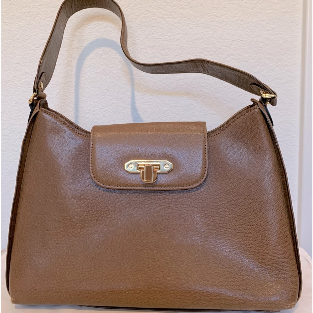 Valentino Garavani EUC “vintage”
Elegant Brown Leather Hobo Shoulder Bag